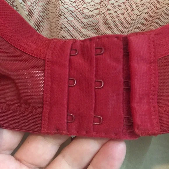 NWOT RED NET BRA❤️‍🔥 - Picture 4 of 8